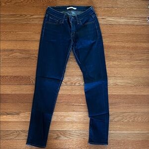 Levi's Women's Deep Wash Skinny Jeans